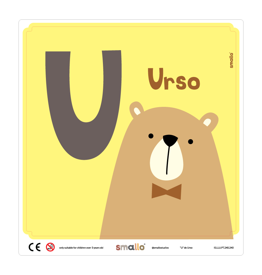 U de Urso Sticker in Portuguese for IKEA LATT