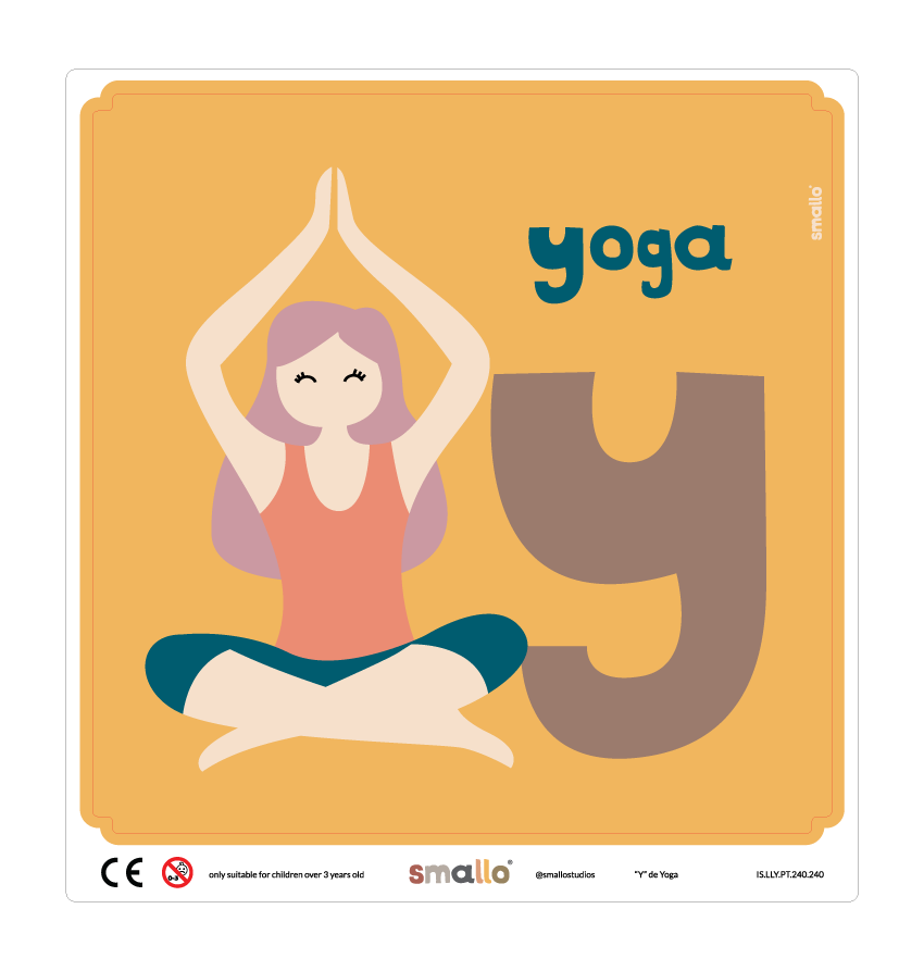 Y de Yoga Sticker in Portuguese for IKEA LATT