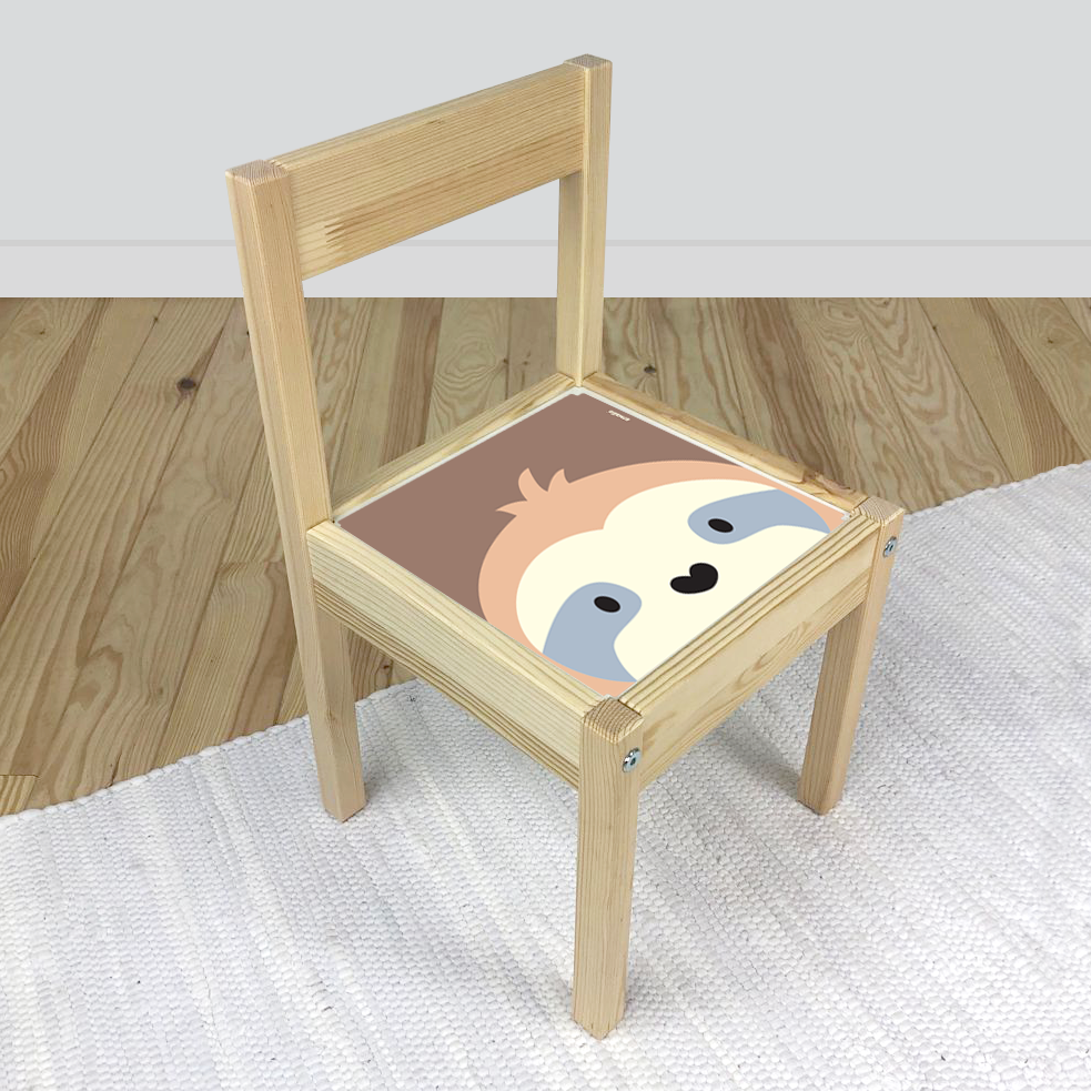 Sloth Sticker for IKEA Latt Chair