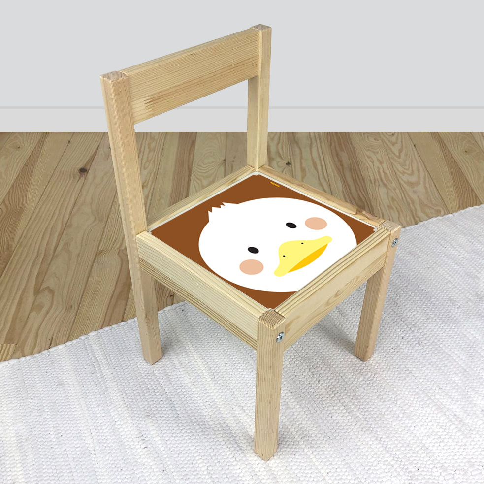 Duck Sticker for IKEA Latt Chair