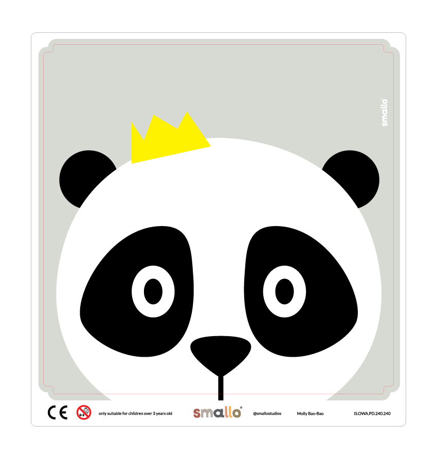 Panda Sticker for IKEA Latt Chair