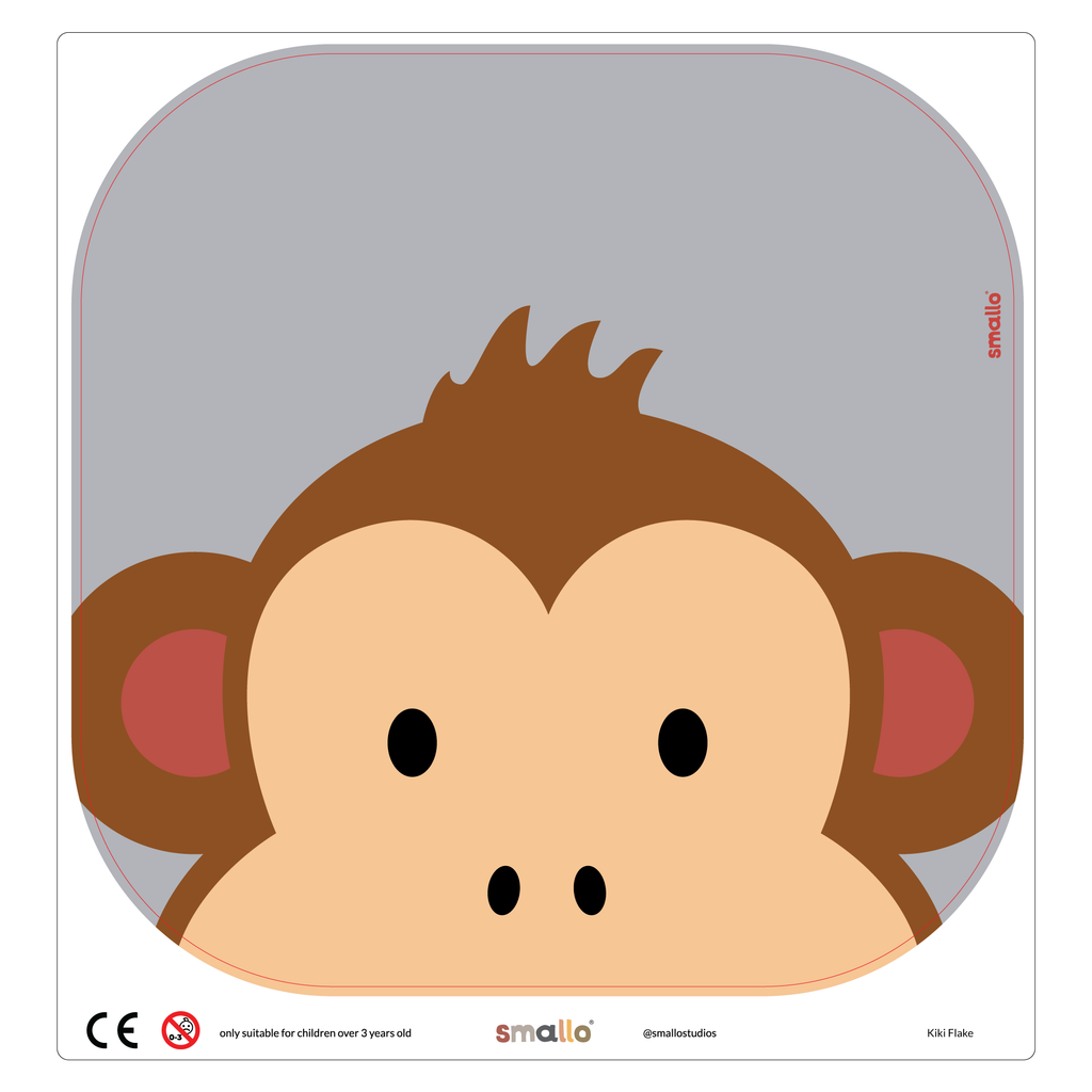 Monkey illustration for Flisat Stool