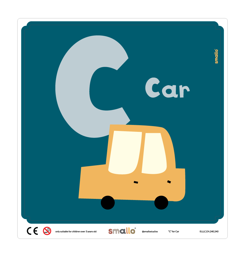 C for Car Sticker for IKEA LATT Chair